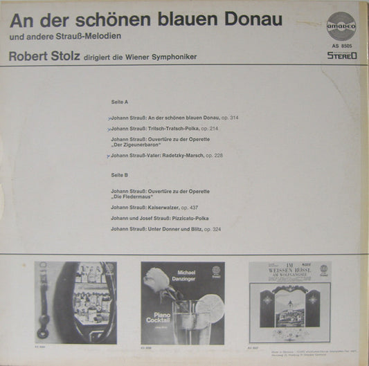 Robert Stolz dirigiert die Wiener Symphoniker - An Der Schönen Blauen Donau (LP)