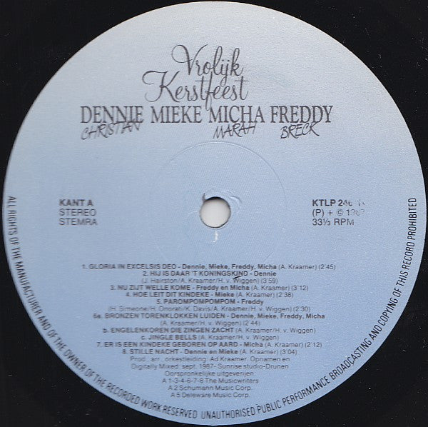 Dennie Christian, Mieke, Micha Marah, Freddy Breck - Vrolijk Kerstfeest (LP)