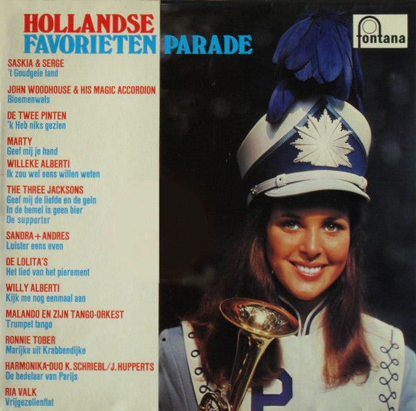 Various - Hollandse Favorieten Parade (LP) Vinyl LP Vinyl Very Good (VG) <br> Hoes Good Plus (G+)