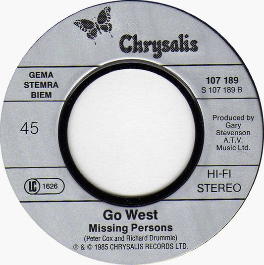 Go West - We Close Our Eyes