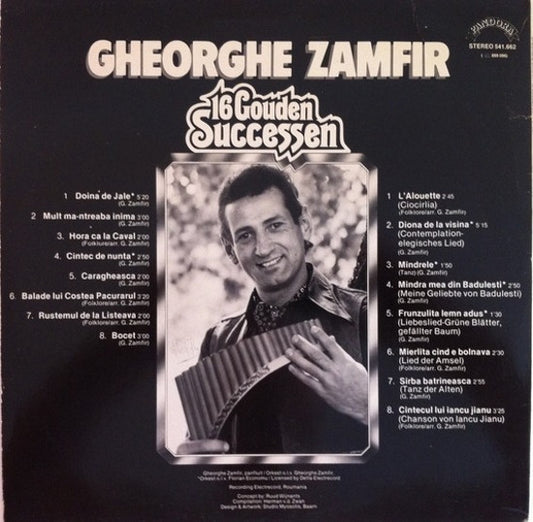 Gheorghe Zamfir - 16 Gouden Successen Van Gheorghe Zamfir (LP)