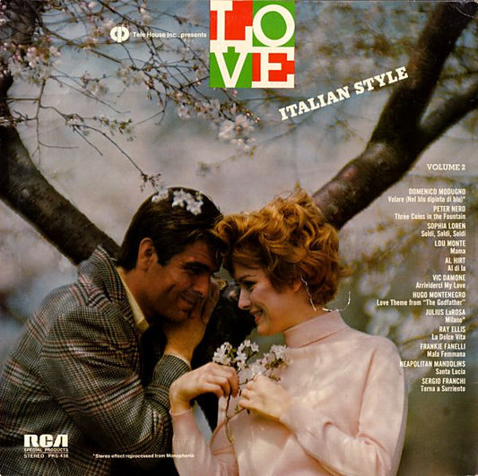 Various - Love, Italian Style (LP) Vinyl LP Dubbel Vinyl Zeer Goed / Hoesje Goed "VINYLSINGLES.NL"