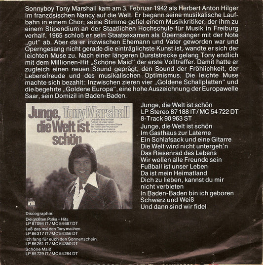 Tony Marshall - Onkel Golle