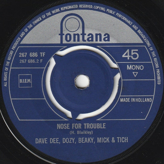 Dave Dee, Dozy, Beaky, Mick & Tich - Touch Me, Touch Me Vinyl Singles Media VG+ / Sleeve Generic