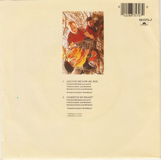 Level 42 - Leaving Me Now