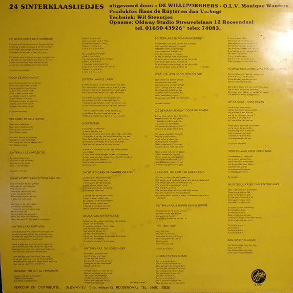Willeborghers - 24 Sinterklaasliedjes (LP)