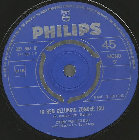 Conny Vandenbos - Met Wie Ik Hem Zie Vinyl Singles Vinyl Zeer Goed / Hoesje Generic "VINYLSINGLES.NL"