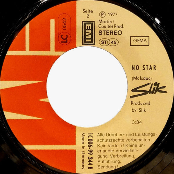 Slik - It's Only A Matter Of Time Vinyl Singles