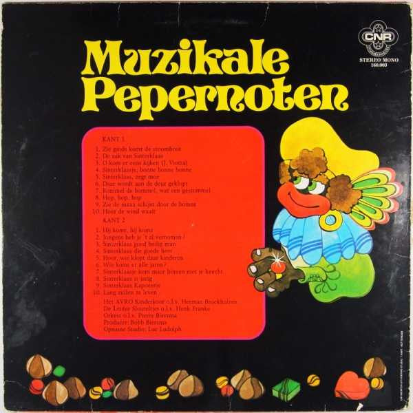Kinderkoor Jacob Hamel / De Leidse Sleuteltjes - Muzikale Pepernoten (LP) Vinyl LP Vinyl Very Good (VG) <br> Hoes Good Plus (G+)
