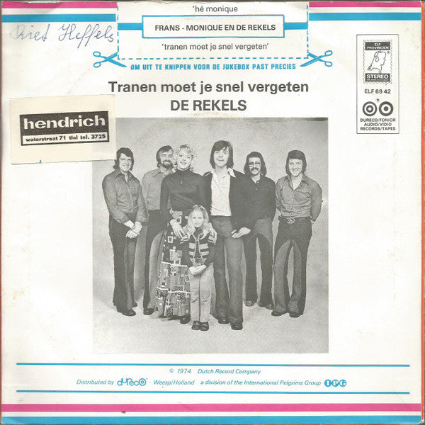 Frans Biezen En Monique Schouw - Hé Monique (B-Keus) Vinyl Singles B-Keus (B)