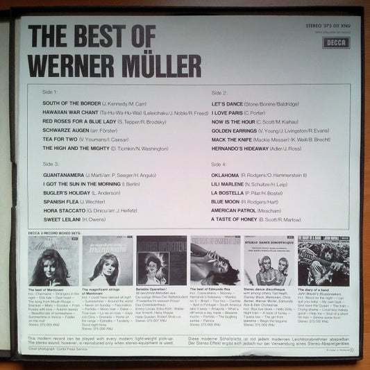 Werner Müller - The Best Of Werner Müller (LP) Vinyl LP Dubbel Vinyl Zeer Goed / Hoesje Goed "VINYLSINGLES.NL"