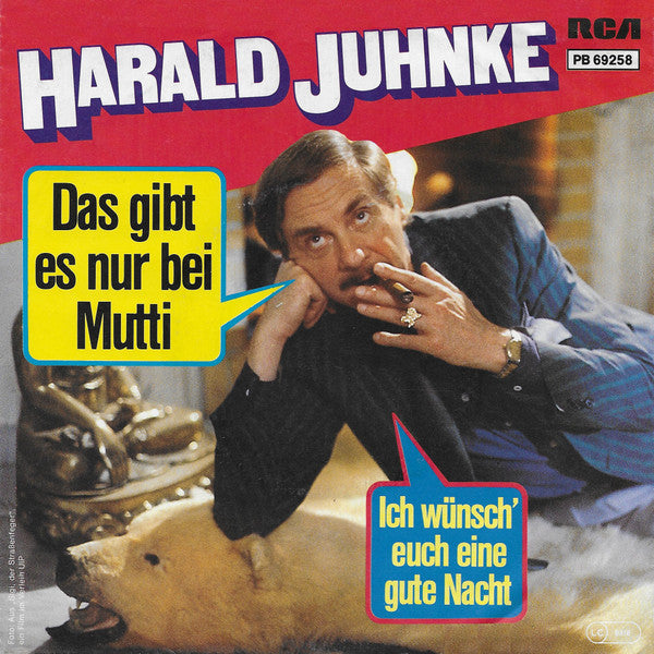 Harald Juhnke - Das Gibt Es Nur Bei Mutti Vinyl Singles Vinyl Very Good (VG) <br> Hoes Good Plus (G+)