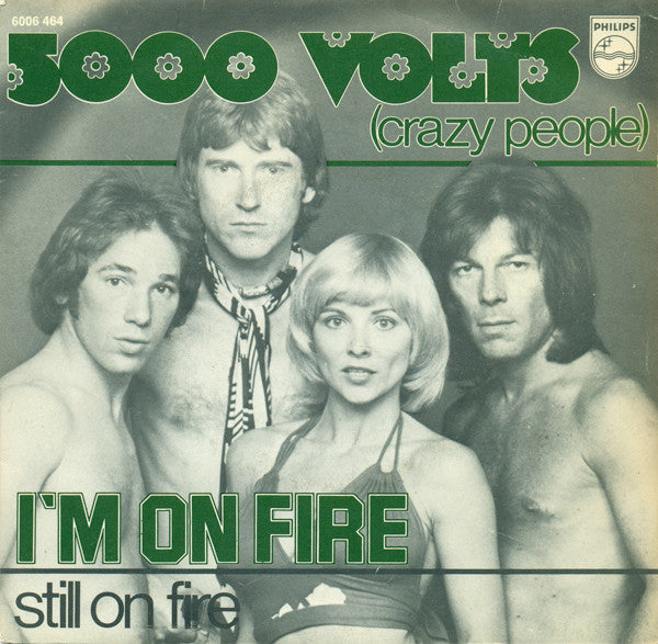 5000 Volts - I'm On Fire Vinyl Singles Vinyl Very Good (VG) <br> Hoes Good Plus (G+)