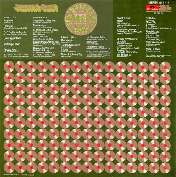 James Last - The Best From Gold (LP) Vinyl LP Vinyl Very Good (VG) <br> Hoes Good Plus (G+)