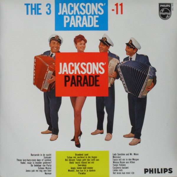 3 Jacksons - Jacksons' Parade - No. 11 (10") Vinyl LP 10" Vinyl Very Good (VG) <br> Hoes Good Plus (G+)