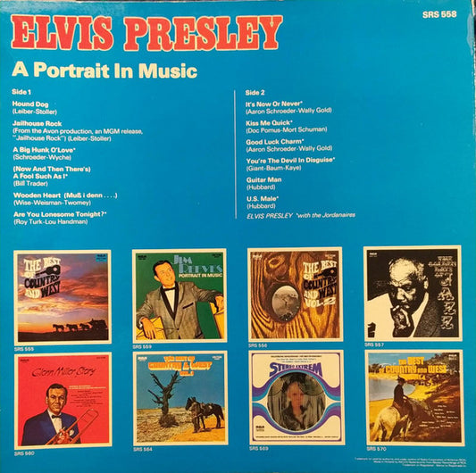 Elvis Presley - A Portrait In Music (LP)