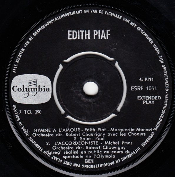 Edith Piaf - La Vie En Rose