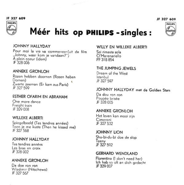 Willy Alberti - Ik Heb 't Geluk Besteld (Ich Hab' Das Glück Bestellt Für Heute Abend) Vinyl Singles Vinyl Very Good (VG) <br> Hoes Good Plus (G+)