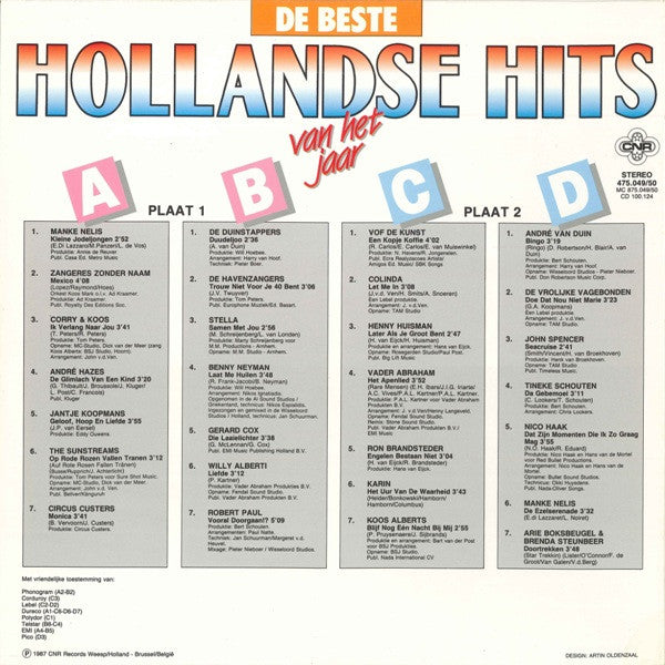 Various - De Beste Hollandse Hits Van Het Jaar (LP) Vinyl LP Dubbel Vinyl Very Good (VG) <br> Hoes Good Plus (G+)