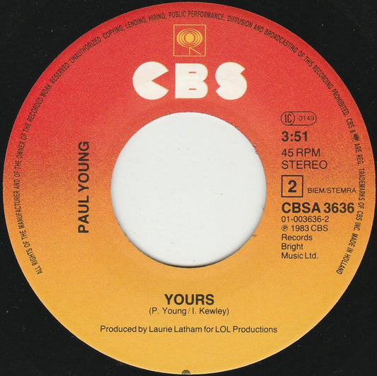 Paul Young - Come Back And Stay (Single Remix Version)