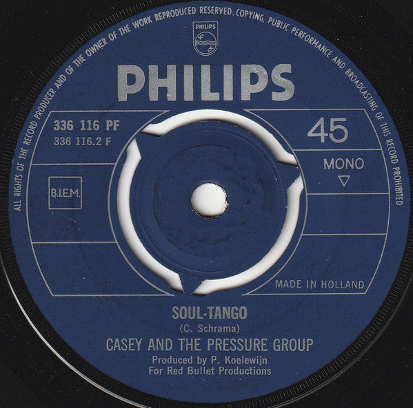 Casey And The Pressure Group - Venus Vinyl Singles