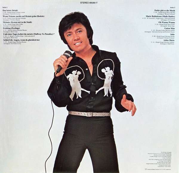 Rex Gildo - Der Letzte Sirtaki (Schlager-Rendezvous Mit Rex Gildo) (LP) Vinyl LP Vinyl Very Good (VG) <br> Hoes Good Plus (G+)