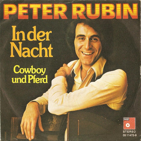 Peter Rubin - In Der Nacht Vinyl Singles Vinyl Very Good (VG) <br> Hoes Good Plus (G+)