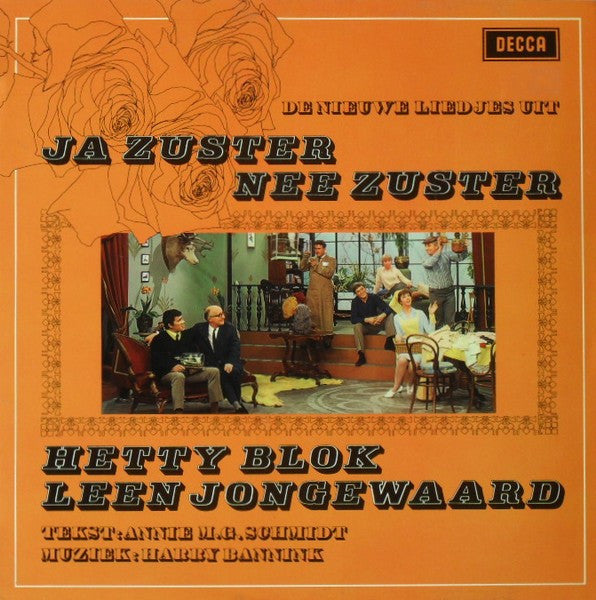 Cast of "Ja Zuster, Nee Zuster" - De Nieuwe Liedjes Uit Ja Zuster, Nee Zuster (LP) Vinyl LP Vinyl Very Good (VG) <br> Hoes Good Plus (G+)