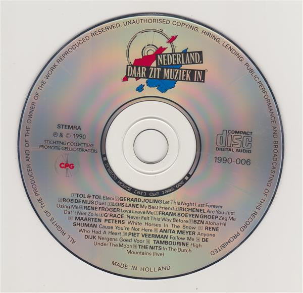 Various - Nederland, Daar Zit Muziek In (CD) Compact Disc Goede Staat