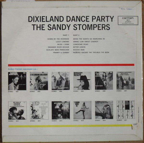 Sandy Stompers - Dixieland Dance Party (LP) Vinyl LP Vinyl Very Good (VG) <br> Hoes Good Plus (G+)