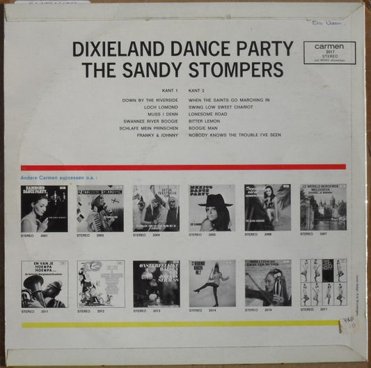 Sandy Stompers - Dixieland Dance Party (LP) Vinyl LP Vinyl Zeer Goed / Hoesje Goed "VINYLSINGLES.NL"