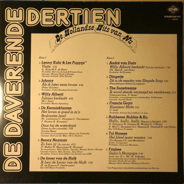 Various - De Daverende Dertien Vol. 3 (De Hollandse Hits Van Nu) (LP) Vinyl LP Vinyl Very Good (VG) <br> Hoes Good Plus (G+)