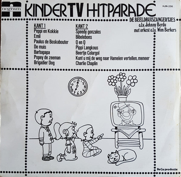 Beeldbuiszangertjes - Kinder TV Hitparade (LP) Vinyl LP Vinyl Very Good (VG) <br> Hoes Good Plus (G+)
