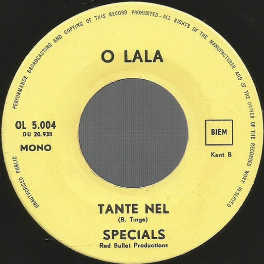 Specials - Tomaatje Vinyl Singles Vinyl Zeer Goed / Hoesje Generic "VINYLSINGLES.NL"