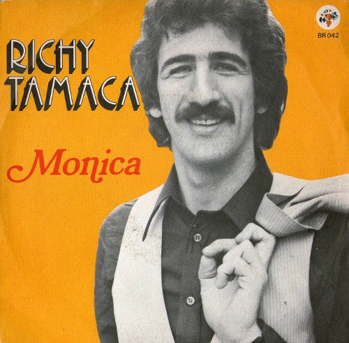 Ricky Tamaca - Monica Vinyl Singles Vinyl Zeer Goed / Hoesje Goed "VINYLSINGLES.NL"