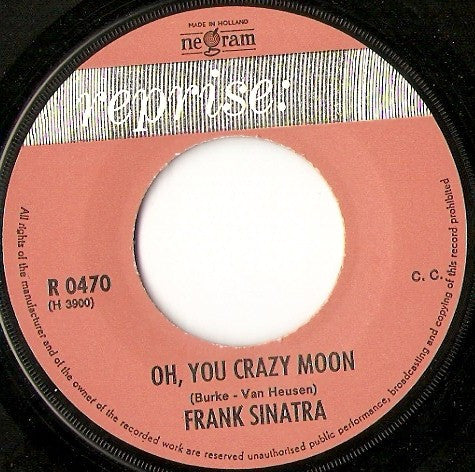 Frank Sinatra - Strangers In The Night Vinyl Singles Vinyl Goed / Hoes Slecht