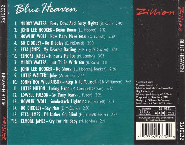 Various - Blue Heaven (CD) Compact Disc Goede Staat