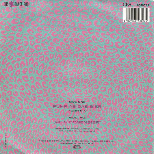 Werner Wichtig - Pump Ab Das Bier Vinyl Singles Vinyl Zeer Goed / Hoesje Goed "VINYLSINGLES.NL"