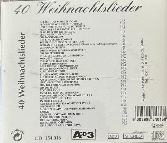Various - Alle Jahre Wieder - ** Weihnachtslieder (CD) Compact Disc Goede Staat "VINYLSINGLES.NL"