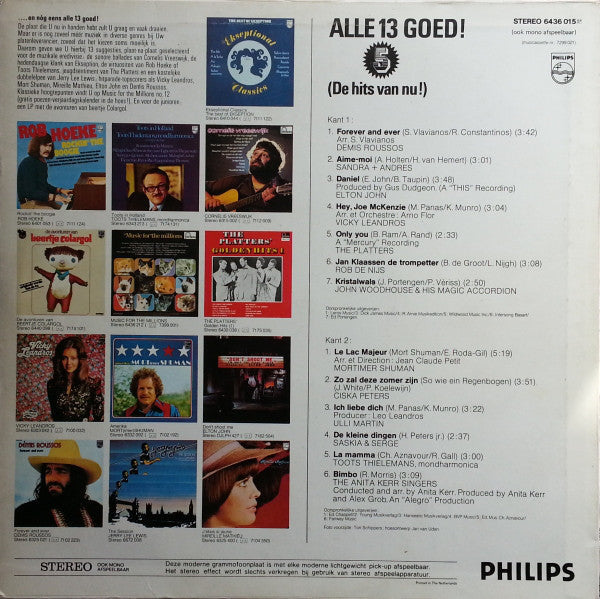 Various - Alle ** Goed! * (LP) Vinyl LP Vinyl Very Good (VG) <br> Hoes Good Plus (G+)
