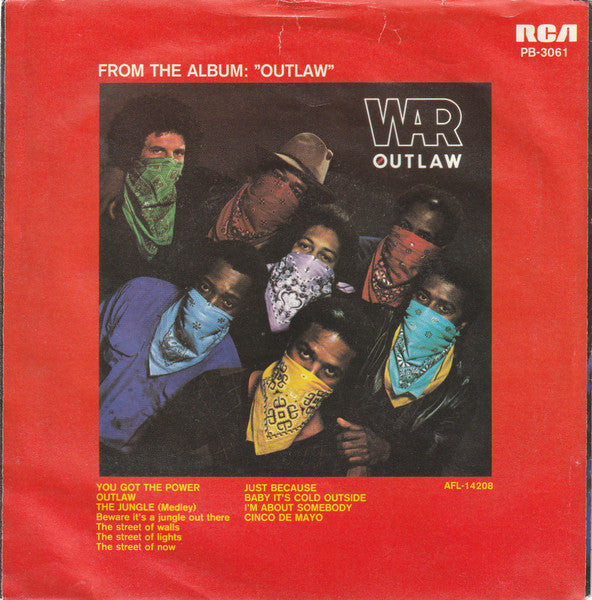 War - You Got The Power Vinyl Singles Vinyl Very Good (VG) <br> Hoes Good Plus (G+)