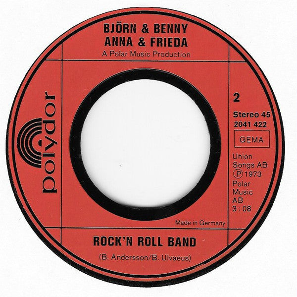 Björn & Benny, Agnetha & Anni-Frid - Ring Ring Vinyl Singles Vinyl Very Good (VG) <br> Hoes Generic