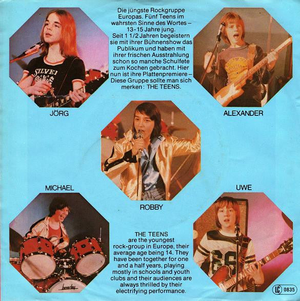 Teens - Gimme Gimme Gimme Gimme Gimme Your Love Vinyl Singles Vinyl Very Good (VG) <br> Hoes Good Plus (G+)