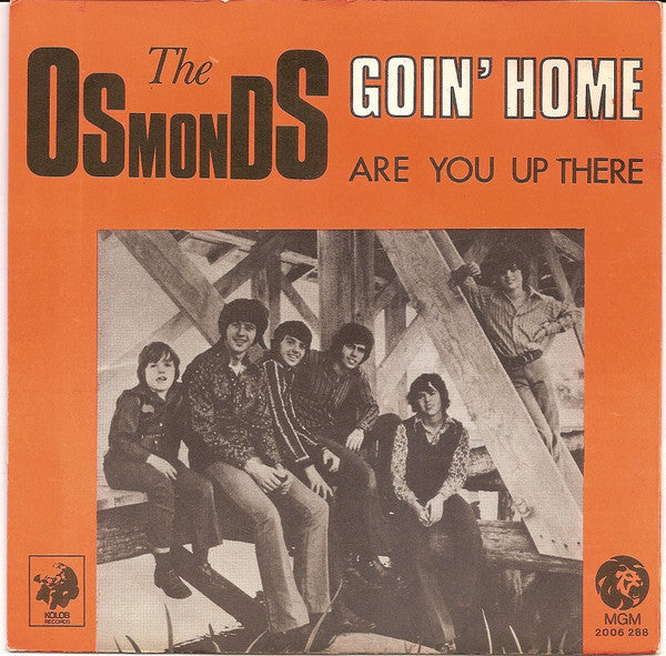 Osmonds - Goin' Home Vinyl Singles Vinyl Very Good (VG) <br> Hoes Good Plus (G+)