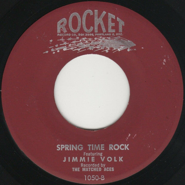 Matched Aces - There'll Be A Rockin' Party Tonight Vinyl Singles Vinyl Very Good (VG) <br> Hoes Good Plus (G+)