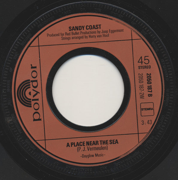 Sandy Coast - Summertrain Vinyl Singles Vinyl Very Good (VG) <br> Hoes Good Plus (G+)