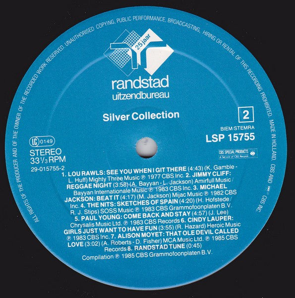 Various - Silver Selection (LP) Vinyl LP Vinyl Very Good (VG) <br> Hoes Good Plus (G+)