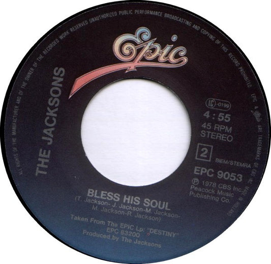 Jacksons - Lovely One Vinyl Singles Media VG+ / Sleeve Generic