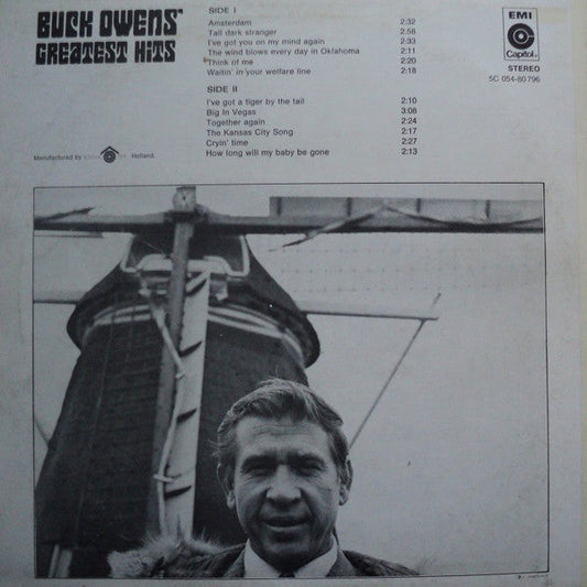 Buck Owens - Buck Owens' Greatest Hits (LP) Vinyl LP Vinyl Zeer Goed / Hoesje Goed "VINYLSINGLES.NL"