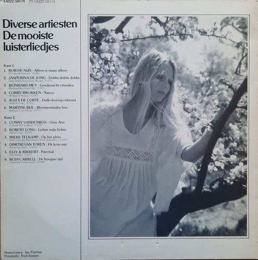 Various - De Mooiste Luisterliedjes (LP) Vinyl LP Vinyl Zeer Goed / Hoesje Goed "VINYLSINGLES.NL"